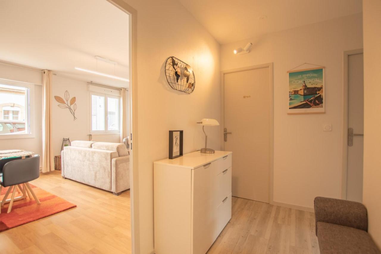 Appartement Hyper Centre Avec Garage Prive Concarneau Luaran gambar